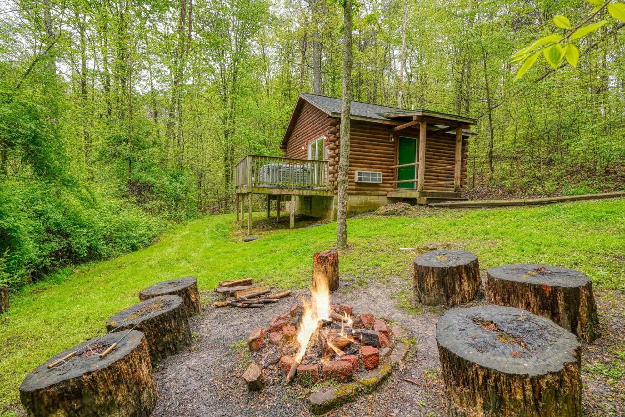 Blue Rose Cabins - Big Woody Cabin 로건 외부 사진